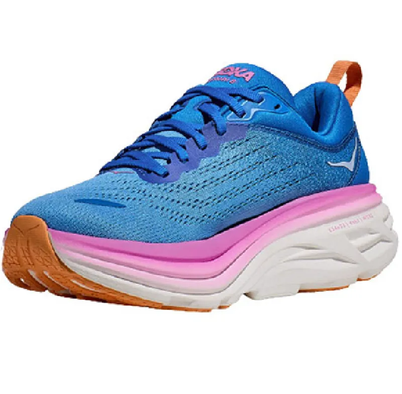 Hoka One One Women's Bondi 8 Costal Sky/All Aboard-2